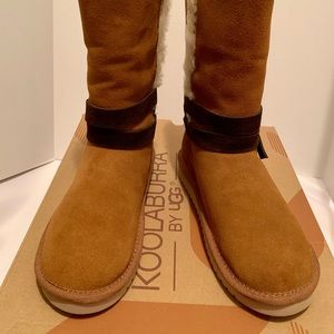 KOOLABURRA BY UGG ROZALIA TALL SUEDE BOOTS